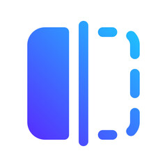 flip gradient fill icon