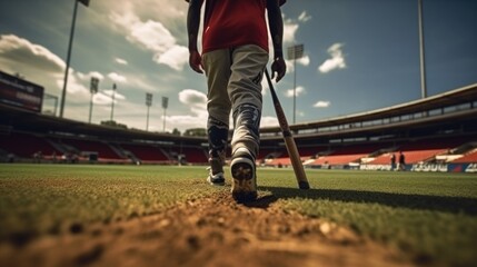 Obraz premium field hokey sportsman generative ai