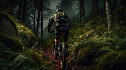 mountain biker training generative ai