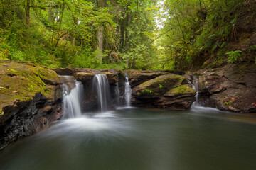 Waterfall at Rock Creek in Clackamas Oregon