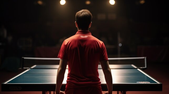table tennis athlete training generative ai