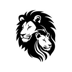 lion head vector