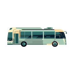 Shiny bus illustration