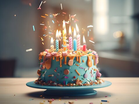 Süße Köstlichkeit und Jubel: Eine Geburtstagstorte zum Feiern und Genießen
