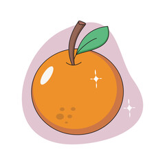 
Vector fruit Cute decoration Minimal fruit