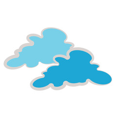 cloud icon, vector, template, design, trendy, collection