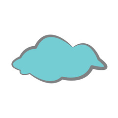 cloud icon, vector, template, design, trendy, collection