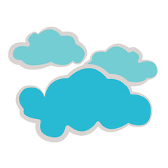 cloud icon, vector, template, design, trendy, collection