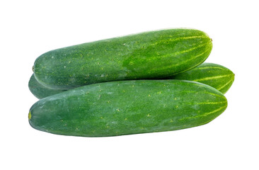Cucumber isolated on white background