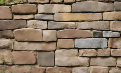 stone wall texture background, generative ai