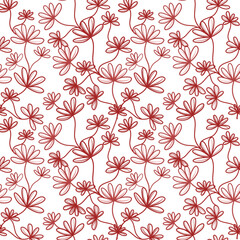 Plakat seamless pattern with flowers