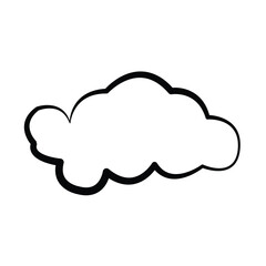 cloud icon, line, vector, template, design, trendy, collection