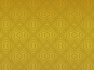 Gold metal texture steel background. Perforated metal sheet.