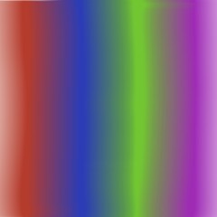 Abstract, colorful, multi-colored combinations with no fixed shapes, reds, blues, greens and purples.