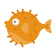 blowfish line icon © Nattapol