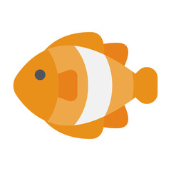 dory fish line icon
