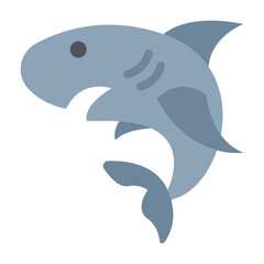 shark line icon