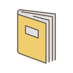 Book Vector Illustration Logo Template