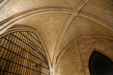 Bars gate - La Conciergerie interior - Paris, France