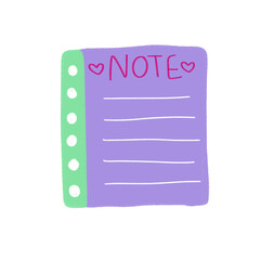 sticky note