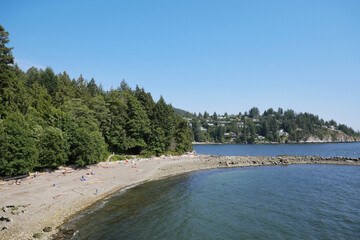 Whytecliff Park in the summer in West Vancouver, British Columbia, Canada