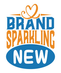 Brand Sparkling New svg design