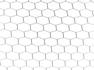 Fototapeta premium Mesh net isolated on white background