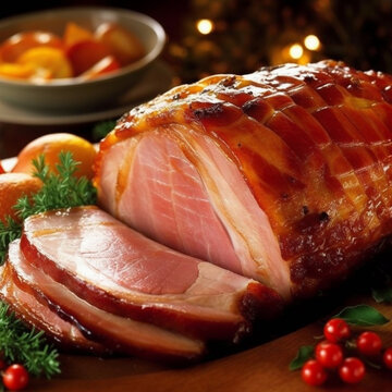 Unwrap the Festive Flavors: Top-Selling Christmas Ham Image for a Memorable Celebration