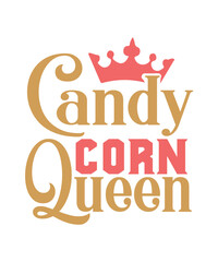Candy corn queen svg design