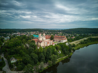 Fototapeta na wymiar Monastery buildings in Tyniec, Poland.