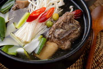 korea style beef noodle soup