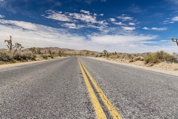 Perspective of a road
