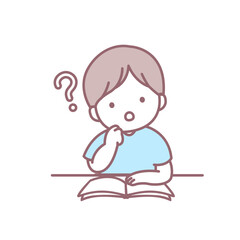 疑問をもつ男の子