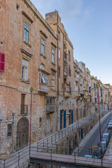 Fototapeta na wymiar Valletta, Malta - December 23 2022 