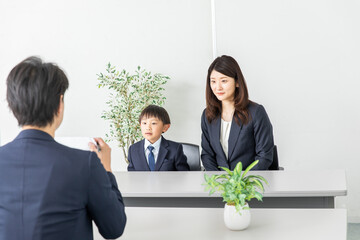 親子面接　Parent-child interview