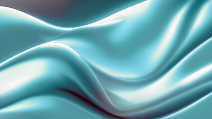 Obraz premium Elegant Silk Wave Background- AI Generative