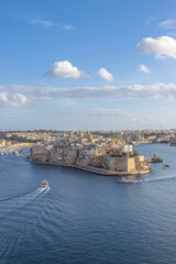 Valletta, Malta - December 23 2022 "Beautiful streets and architecture of Valletta"