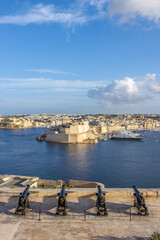 Valletta, Malta - December 23 2022 "Beautiful streets and architecture of Valletta"