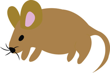 illustration of a rat vector