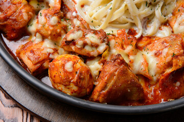 korea style grilled chicken food  