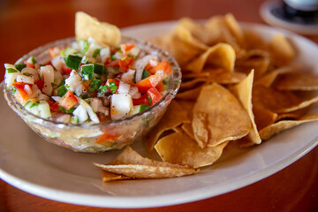 Freshly made conch ceviche