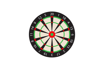 Obraz premium darts on white background