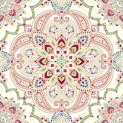 Textile and digital seamless pattern design 