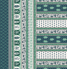 textile and digital seamless traditional thai pattern vector design 