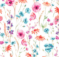 Textile and digital seamless pattern floral vector design 