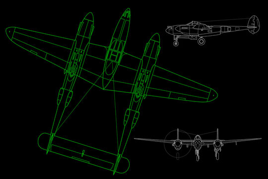 Avi&oacute;n de combate con dos fuselajes