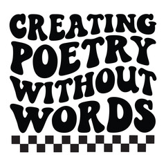creating poetry without words Retro SVG