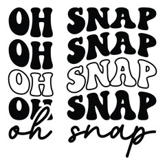 oh snap Retro SVG