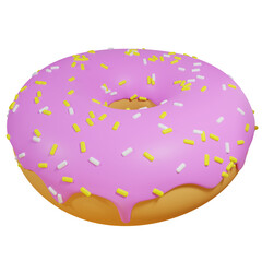 3D pink donuts 