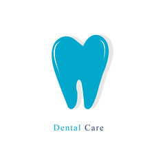 Free vector flat design dental logo